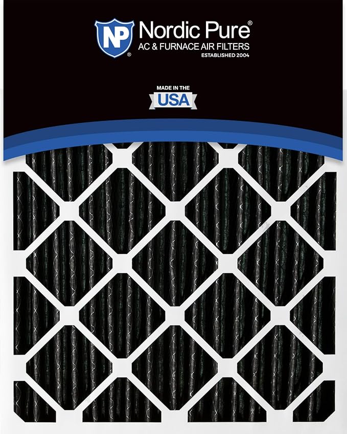 Nordic Pure 16x20x4 Furnace Air Filters MERV 10 Pleated + Carbon 2 Pack - Image 5