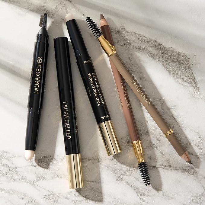 LAURA GELLER NEW YORK Bravo Brows Soft Pencil + Brush, Taupe