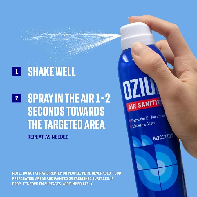 Ozium 805539-6 8 Oz. Air Sanitizer & Odor Eliminator - Image 6