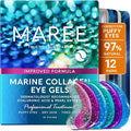 MAREE Eye Gels - Pads Under Eye Patches for Puffy Eyes and Dark Circles with Collagen & Hyaluronic Acid - Anti Wrinkles Under Eye Masks Skincare Treatment for Puffiness & Bags - Parches Para Ojeras
