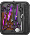 Hair Cutting Scissors Professional 6.89 inch Barber Scissors Multifunctional Salon Thinning Scissors Straight Shears Tools for Mother Father Friends' Christmas Gift
