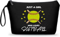 Softball Accessories for Girls Small Treat Makeup Bag Gifts From Sister Softball Birthday Sister Gifts for Girls Women Her Bff Bestie Best Friend Sister
