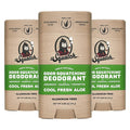 Dr. Squatch Natural Deodorant for Men - Odor-Squatching Aluminum Free - Cool Fresh Aloe (2.65 oz, 3-Pack)