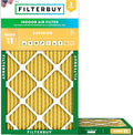 Filterbuy 12x25x1 Air Filter MERV 11 Superior Pet & Allergy Defense, by Filterbuy