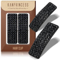 Rhinestone and Crystal Hair Clips 2-Pack, Sparkly Barrettes & Elegant Bling Accessories for Women & Girls(Set19)