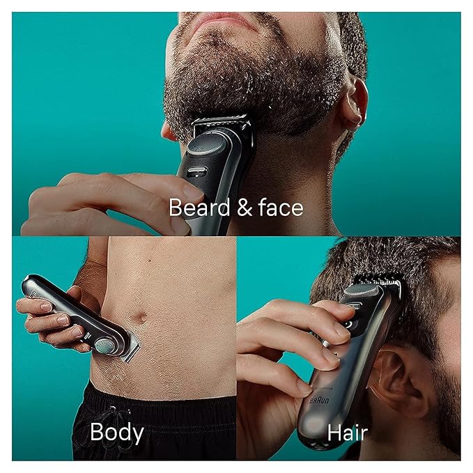 Braun All-in-One Men's Shaving Kit Series 9 9440, 13-in-1 Beard, Face, Nose, Ear Trimmer, Hair Clippers, Body Groomer and Manscaping, Holiday Gifts for Men