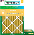 Filterbuy 24x28x2 Air Filter MERV 11 Superior Pet & Allergy Defense, by Filterbuy