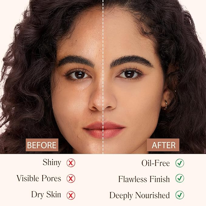 Color Changing Foundation Liquid 4 in 1, Foundation for Older Women, Hydrating Longwearing & Waterproof Concealer, SPF 50+ Foundation Makeup Base Nude Face, Medium Spectrum for all Skin