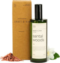 Craft & Kin Santal Woods Room Spray for Bedding, 6.76 oz, Pillow Spray, Long-Lasting Room Freshener, Soothing Aroma Mist for Home & Washroom