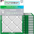 Filterbuy 14x16x1 Air Filter MERV 8 Essential Dust & Allergy Defense, by Filterbuy