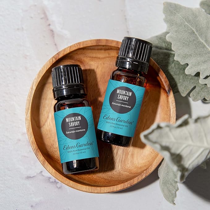 Edens Garden Mountain Savory Essential Oil- 100% Pure Premium Grade, Undiluted, Natural, Therapeutic, Aromatherapy, The Best for Diffuser, Candle, Laundry, Humidifiers 30 ml (1 fl oz)