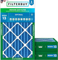 Filterbuy 12x20x4 Air Filter MERV 13 Optimal Smoke & Allergy Defense, by Filterbuy