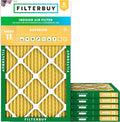 Filterbuy 10x25x1 Air Filter MERV 11 Superior Pet & Allergy Defense, by Filterbuy