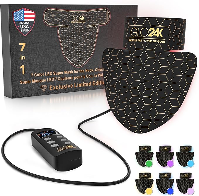 GLO24K Face Beauty Mask. (Neck, Chest & Décolleté)