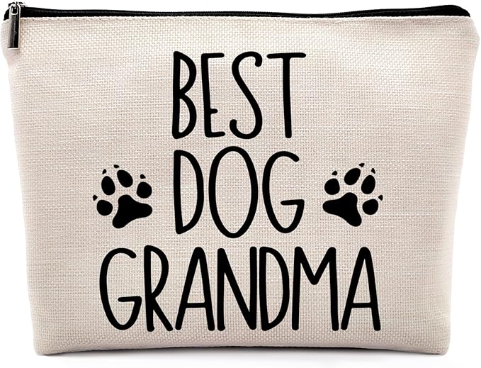 Best Grandma Cosmetic Case, Toiletry Bag - Makeup Bag for Women & Birthday from Granddaughter or Grandson