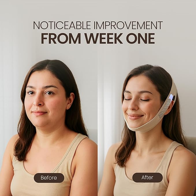 Chin Strap for Sleeping, Double Chin Reducer, Chin Strap Cover, Chin Strap for CPAP Users, Face Shaper, Face Wrap for Face Lift, CPAP Chin Strap to Keep Mouth Closed, Face Lifting Mask