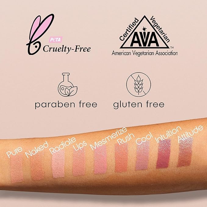 Nude Envie - Lipstick - Creamy & Long-Lasting Finish - Velvety Texture & Easy Application - Luxury Hydration - With Shea Butter, Vitamin E & Jojoba Oil - Vegan, Paraben-Free & Cruelty-Free - Intuition