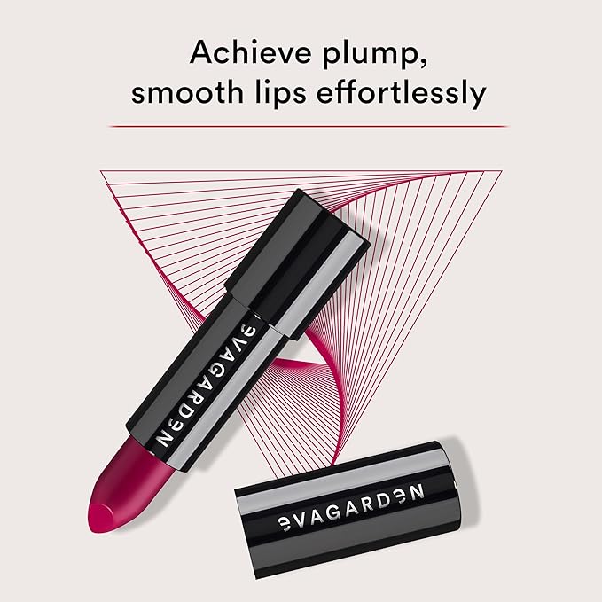 EVAGARDEN Classy Lipstick - Formulated with Natural Oils - Envelopes Your Skin with Satin Effect - Light, Pigmented Blend Gives Full Coverage and Chic Finish Instantly - 615 Red Bud - 0.1 oz