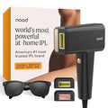Nood™ Flasher Pro — IPL Laser Hair Removal Device & Anti-Aging Red Light Therapy for Women & Men — Pain-free & Permanent, Visible Results After First Use & Works Everywhere Hair Grows — Matte Black