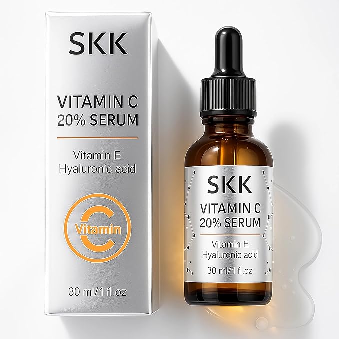 Vitamin C Serum for Face with Hyaluronic Acid & Vitamin E - Facial Serum Anti-Aging for Fine Lines & Hydration, Natural Skincare Gift for Women & Men (30ml/1oz (pack of 1))