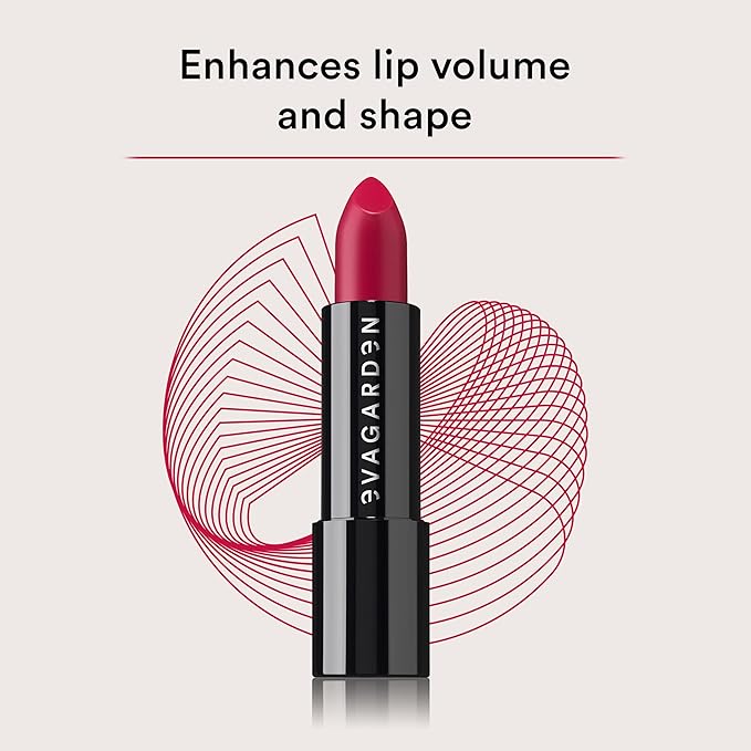 EVAGARDEN Classy Lipstick - Formulated with Natural Oils - Envelopes Your Skin with Satin Effect - Light, Pigmented Blend Gives Full Coverage and Chic Finish Instantly - 610 Garnet Rose - 0.1 oz