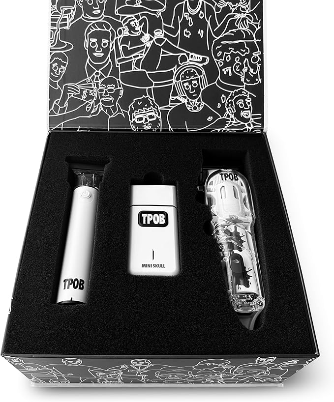 TPOB Slime 2 Professional Hair Clippers Collection (White Pack)