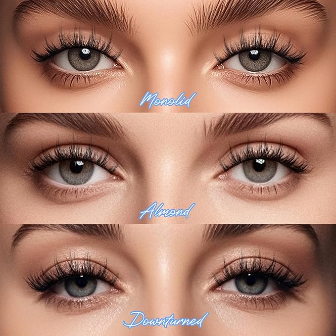 Lashes Natural Look False Eyelashes - Bepholan Fake Eyelashes 3D Super Fluffy False Lashes Black Band Wispy Lashes 3-Pack Faux Mink Lashes,XMZ21-3