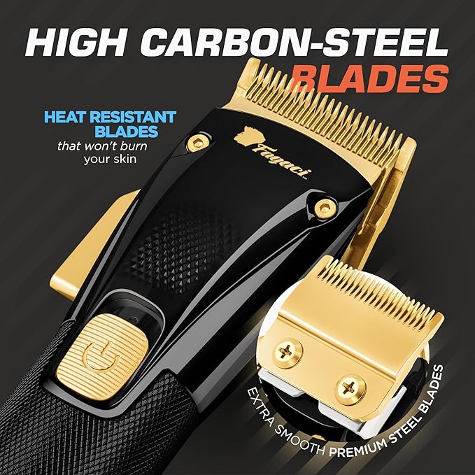 Fagaci Professional Thinning Shears & Hair Clippers for Barbers with Precise Cutting, Turbo Cordless Hair Clippers for Men Professional, Thinning Scissors, Hair Shears, Barber Scissors
