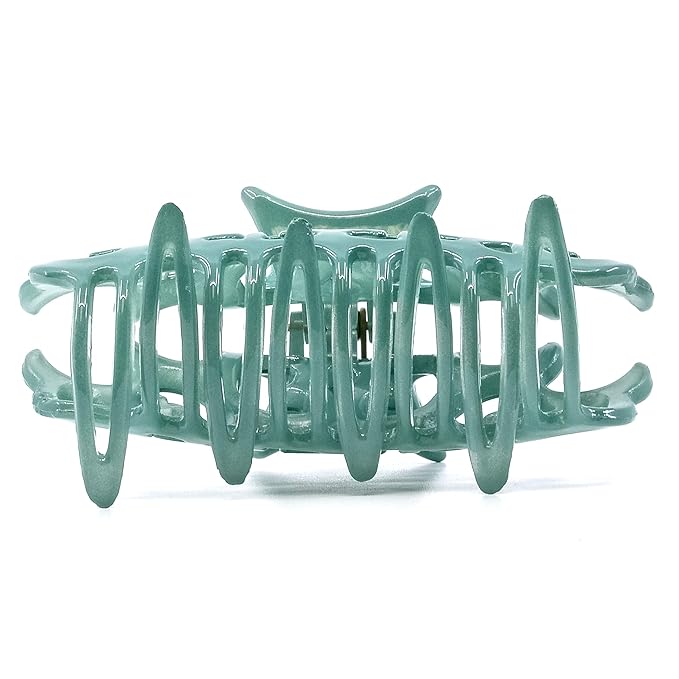 Camila Paris CP2403 French Hair Clip for Women, Large Green, Antique, Girls Hair Claw Clips Jaw Fashion Durable and Styling Hair Accessories for Women, Made in France
