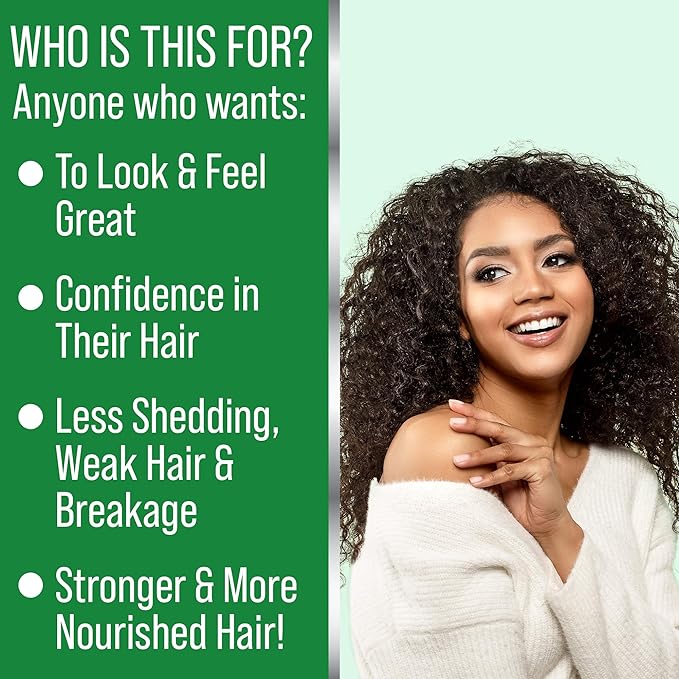 Biotin + Rosemary Oil Spray For Hair Growth. Vegan Leave In Conditioner For Women, Men. Strengthens & Hydrates Thinning, Dry Hair for a Healthier-Looking Scalp