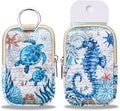 COOKOOKY 2 Pack Hand Sanitizer Spray Case Compatible with Touchland, Hand Sanitizer Holder, Mini Zippered Pouch, Small Makeup Bag for Women Friends Girls Gifts Idea