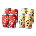 Ghia Non-Alcoholic Le Spritz | Ghia-Ginger and Sumac & Chili Combo 8-Pack | Canned Mocktail & Cocktail Mixer, Zero Proof Sparkling Apéritif with Soothing Herbal Extracts | No Sugar, Caffeine-Free