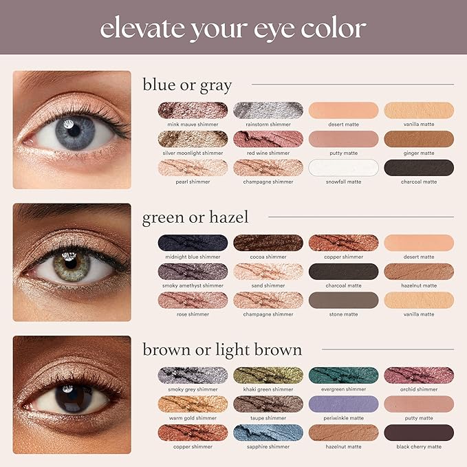 Julep Eyeshadow 101 Cream-to-Powder Waterproof Shadow Stick – Vanilla Matte – Long-Lasting, Crease-Proof, Light-Beige Matte Cream Eyeshadow with Built-in Smudger