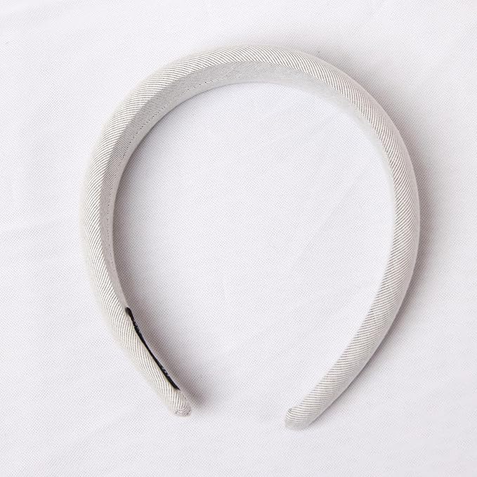 Headband and Scrunchie Set for Women 2Pack Hair Ties for Girls Elastics Bands Ponytail Holder Hair Accessories Beige