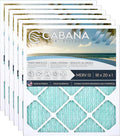 Cabana Filters 6-Pack 18x20x1 MERV 13 AC Furnace Air Filter by CabanaAirFilters