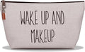 Stylish Makeup Bag Organizer | Perfect 100% Cotton Canvas Cosmetic Bag Ideal for Travel and for Cute Gifts