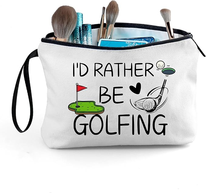 Golf Gifts,Golf Balls for Women,Small Golf Bag,Golf Ball Bag,Purse Makeup Bag,Cosmetic Bag for Purse,Birthday Gifts for Friends Female,Gifts for Golfers,Golf Accessories,Christmas