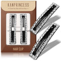 Rhinestone and Crystal Hair Clips 2-Pack, Sparkly Barrettes & Elegant Bling Accessories for Women & Girls(set 3)