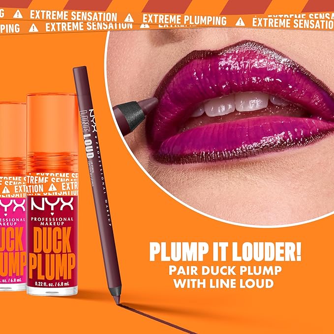 NYX PROFESSIONAL MAKEUP Line Loud Lip Liner, Longwear and Pigmented Lip Pencil with Jojoba Oil & Vitamin E - No Wine-ing