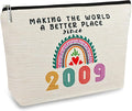Sweet 16 Gifts for Girls Makeup Bags, 2009 Happy 16th Birthday Decorations for Teen Girls, 16 Year Old Girl Birthday Gifts for Daughter, Sister, Granddaughter, Cosmetic Travel Pouch, Christmas