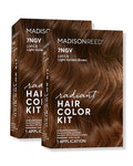 Madison Reed Radiant Hair Color Kit | 7NGV Light Golden Brown (Lucca Brown) for 100% Gray Hair Coverage | Dimensional Salon-Quality Permanent Hair Dye | PPD-Free & Ammonia-Free | 2 Pack