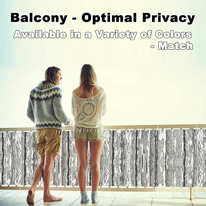 Privacy Screen 6.6' x 13.1' UV Protection 96% Outdoor Privacy Screens, Included - Image 2
