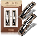 Rhinestone and Crystal Hair Clips 2-Pack, Sparkly Barrettes & Elegant Bling Accessories for Women & Girls(Set2)