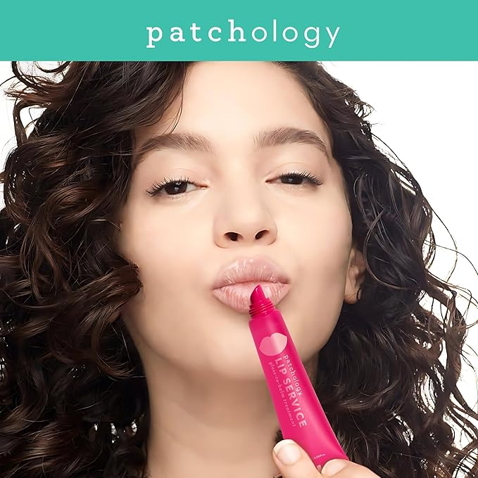 Patchology Lip Gloss for Women - Hydrating Gloss with Aloe, Honey & Goji Berry Oil, Moisturizing Treatment for Cracked Lips, Christmas Gifts for Women & Stocking Stuffers for Teen Girls (Clear, 15ml)