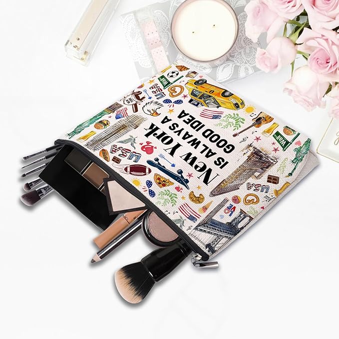 New York Travel Souvenirs, NYC Themed Gifts for Women, I Love NYC Trip Favors