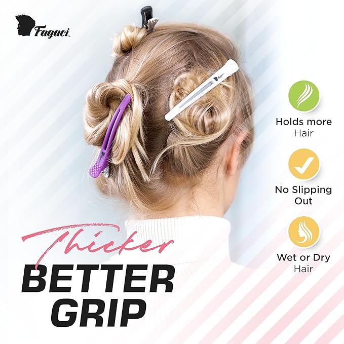 Fagaci Professional Hair Clippers for Men & Hair Clips for Styling Sectioning, Barber Clippers for Hair Cutting, Cordless Hair Clippers and Trimmers Set, Maquina de Cortar Cabello, Haircut Barber Kit