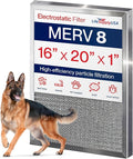 16x20x1 Electrostatic Air Filter, MERV 8, Reusable Furnace AC/HVAC Filter by LifeSupplyUSA