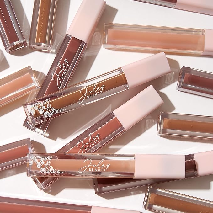 Julep So Plush Hydrating Lip Gloss Trio - High-Shine Hydrating Lightweight Lip Color - Non-Sticky Formula - Vitamin E Soothes and Repairs Lips