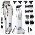 Fagaci Professional Hair Clippers and Trimmer Set - Cordless, 440C Blades