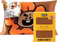 Kitsch x BT21 (Shooky) Satin Pillowcase with Zipper for Hair & Skin - Softer Than Silk Pillow Cases, Smooth Cooling Pillow Cover, Wrinkle-Free, Machine Washable, Queen/Standard (19x26)